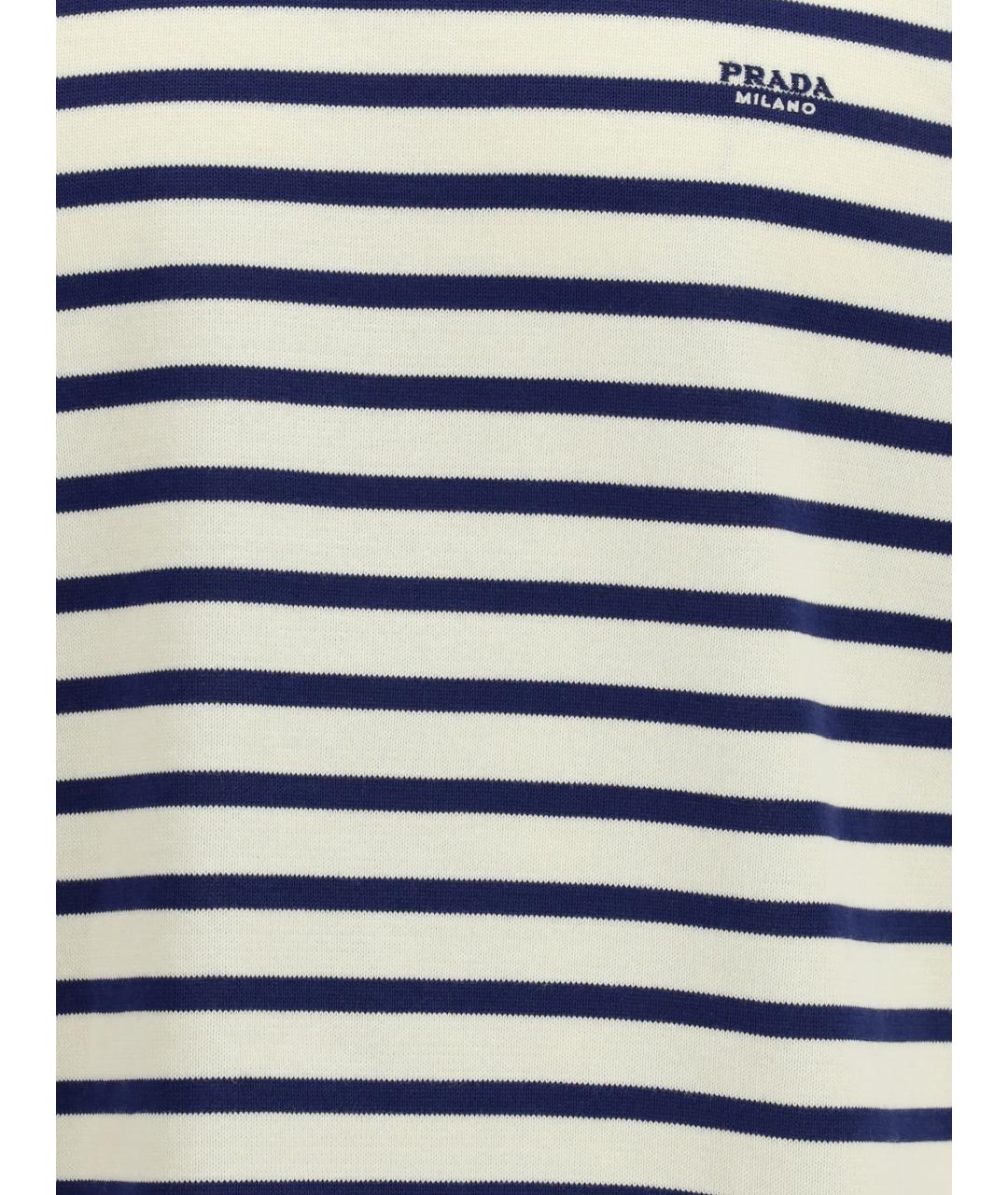 PRADA Мульти хлопковая футболка, фото 3