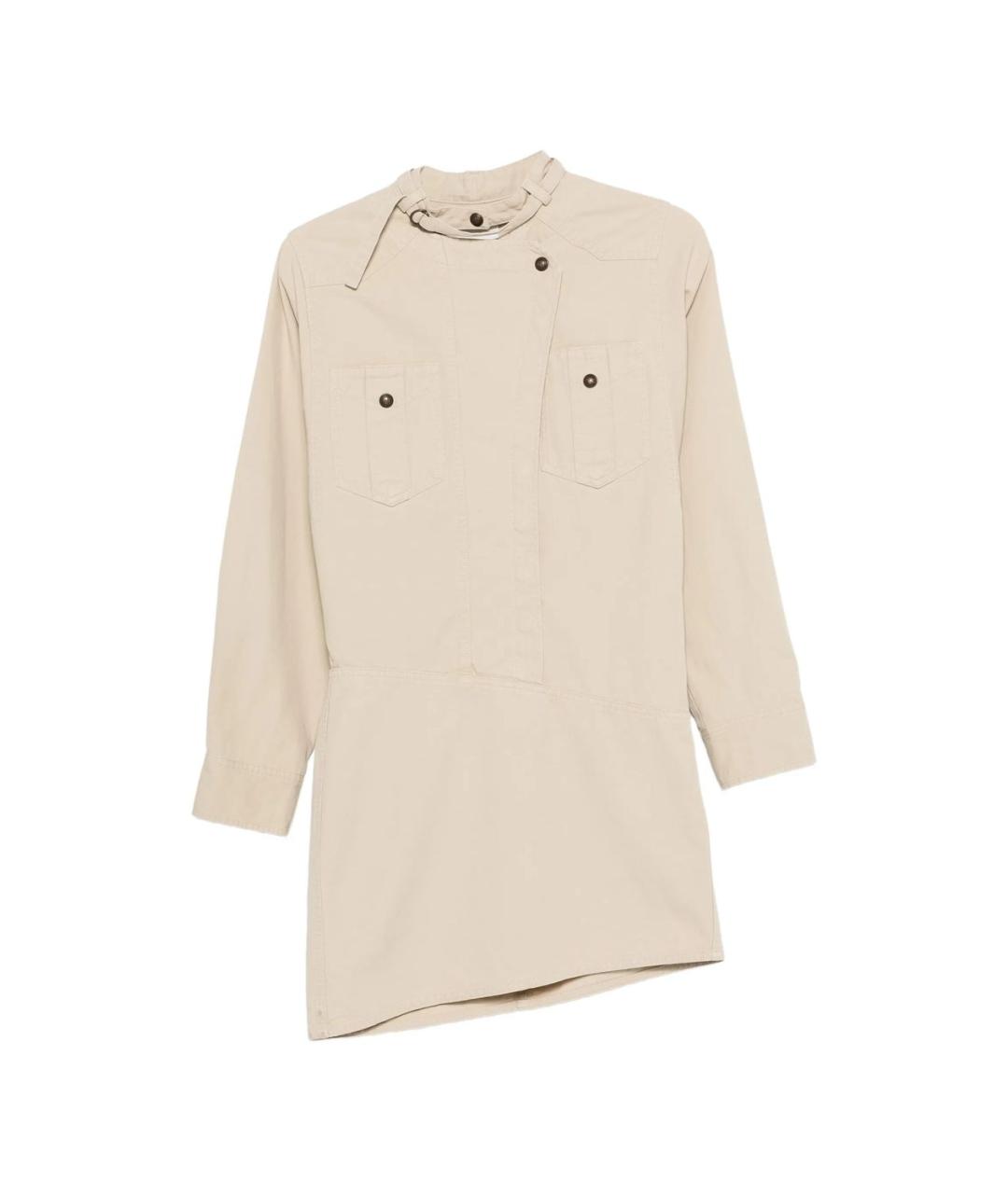 ISABEL MARANT Бежевое хлопковое повседневное платье, фото 1