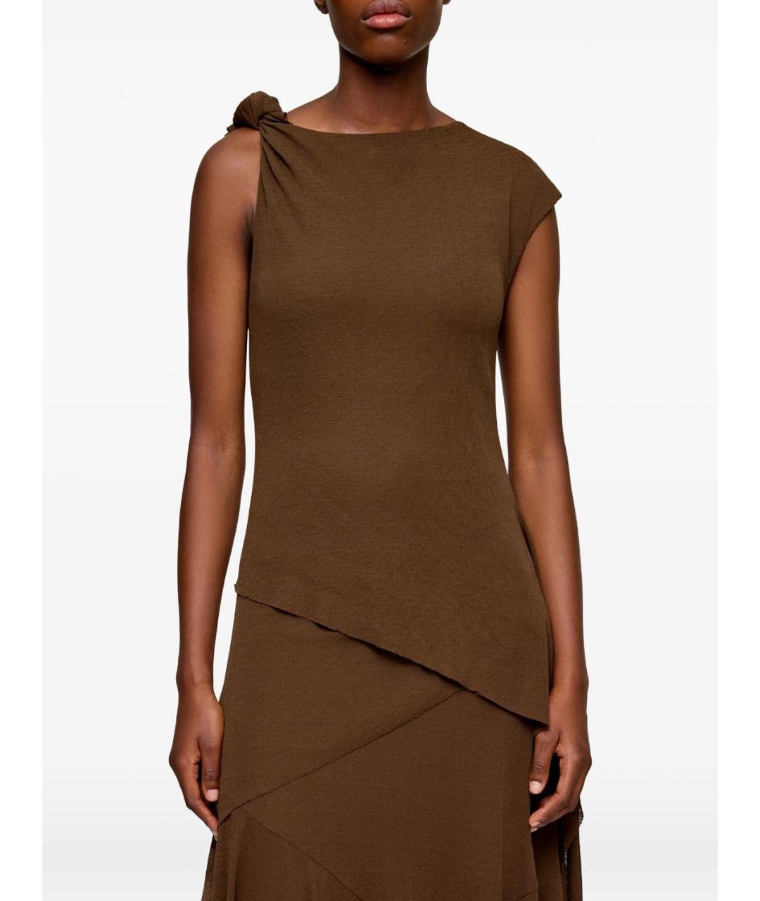 GANNI Полиэстеровое повседневное платье, фото 5