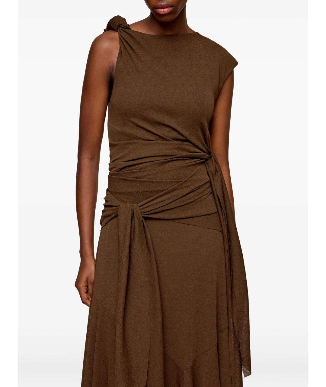 GANNI Полиэстеровое повседневное платье, фото 3