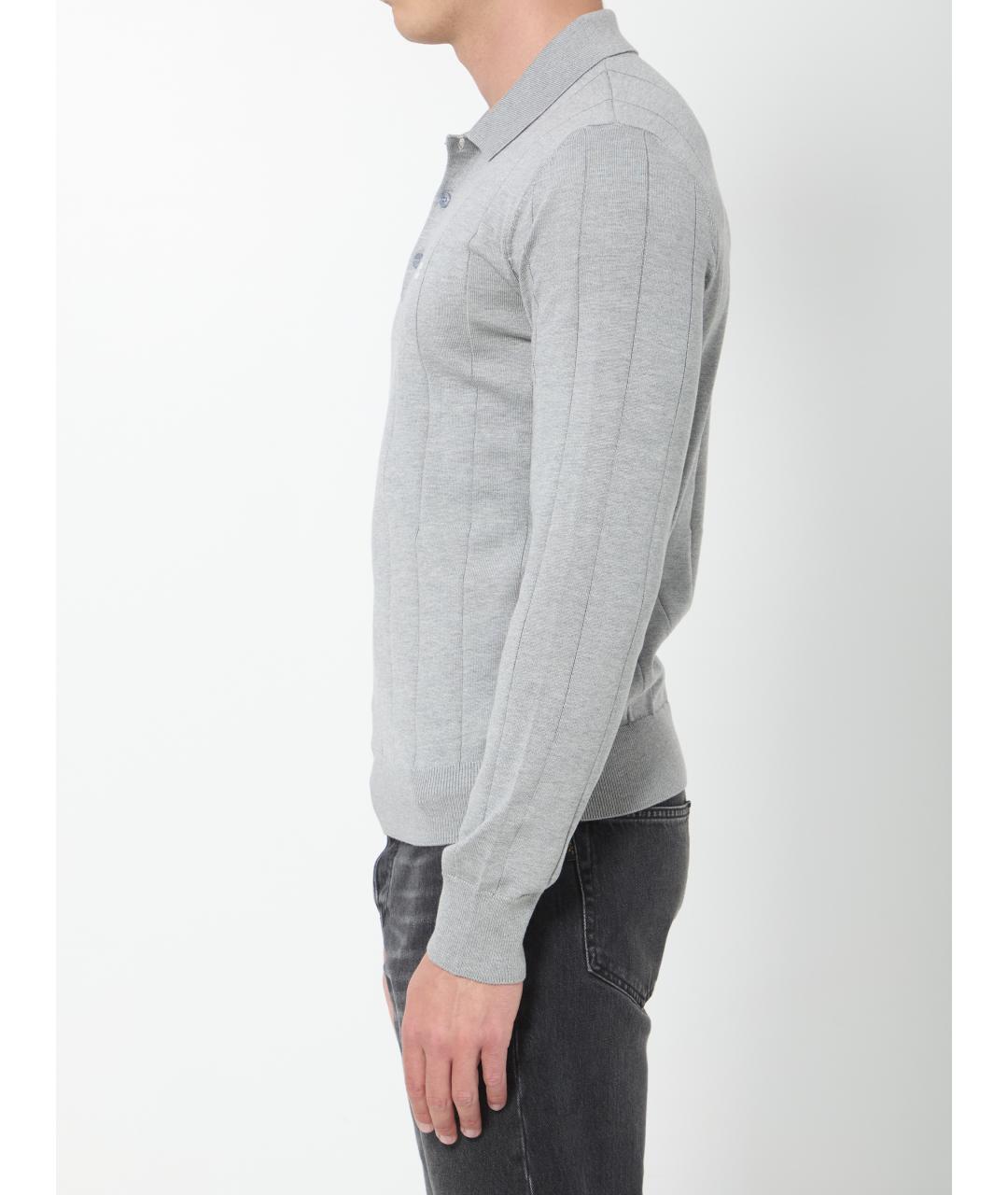 CELINE Серый шелковый джемпер / свитер, фото 3