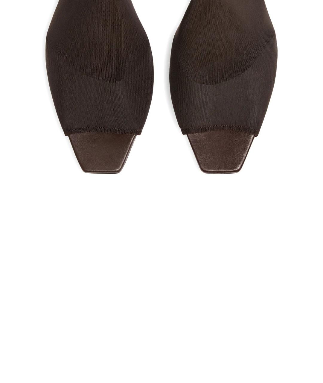 COURREGES Коричневые текстильные мюли, фото 2