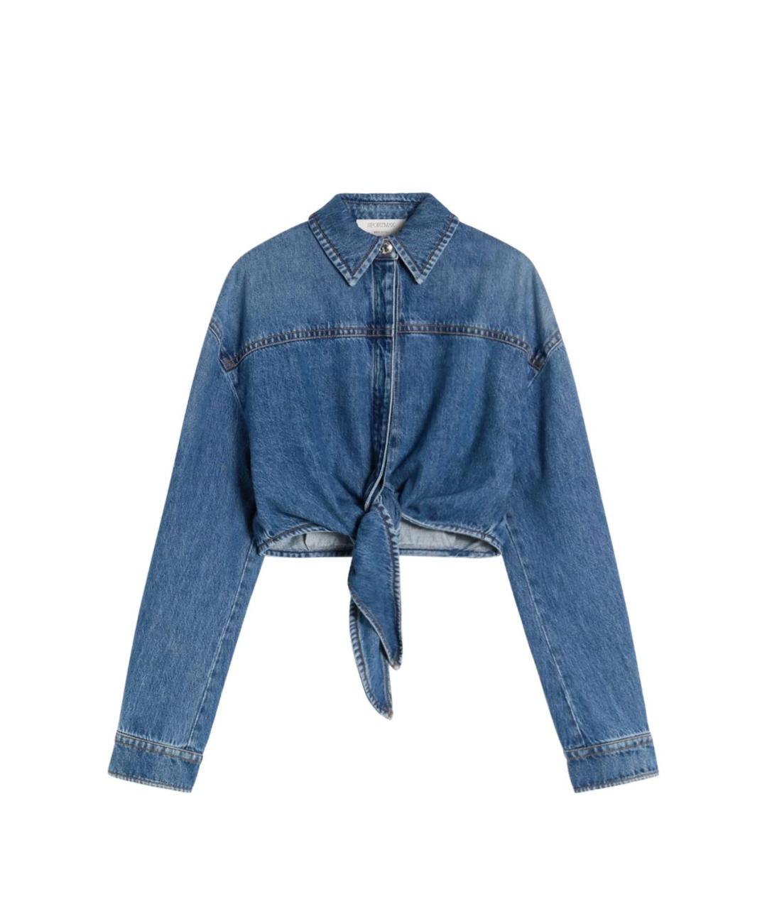 MAX MARA Синяя рубашка, фото 1