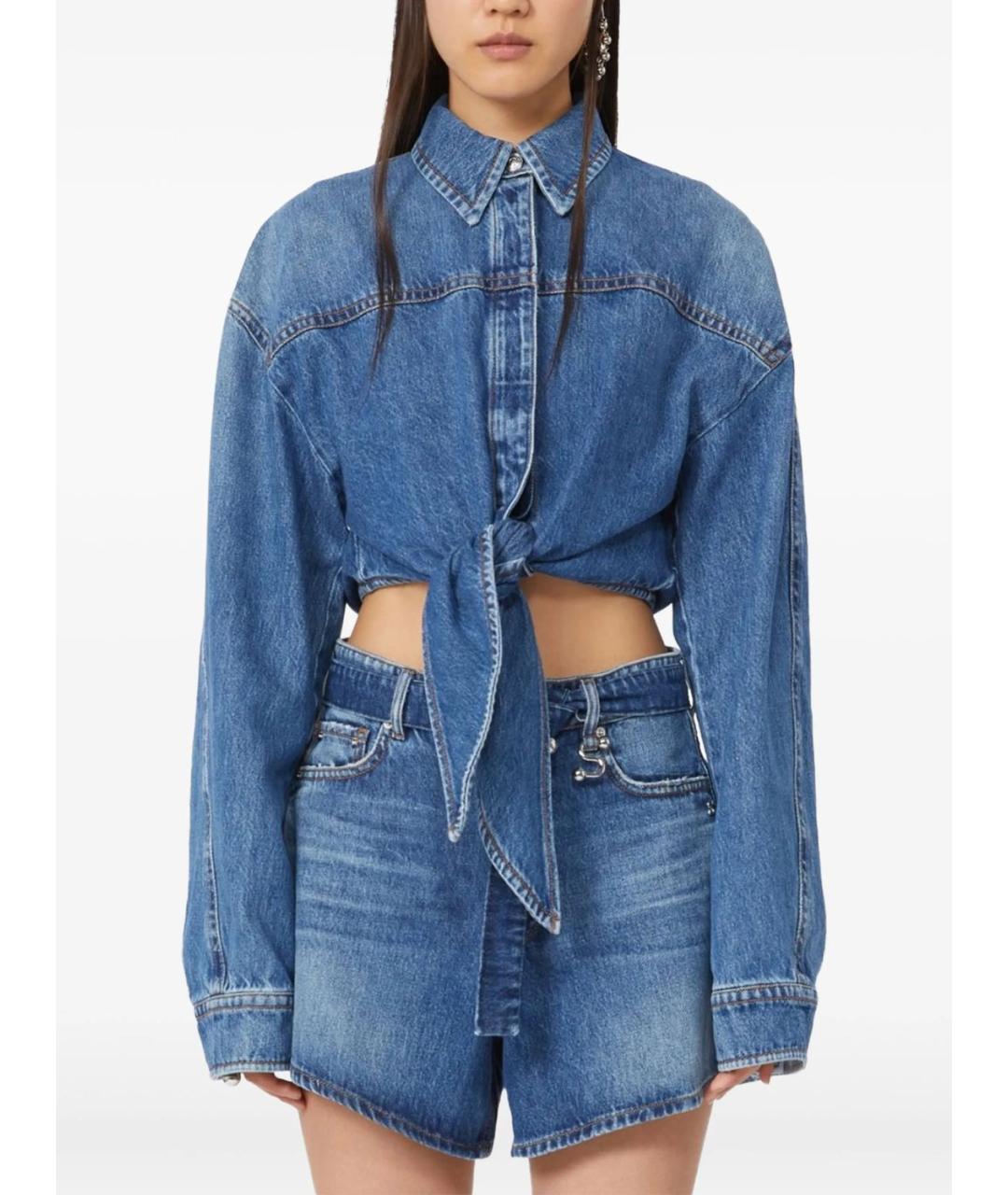 MAX MARA Синяя рубашка, фото 3