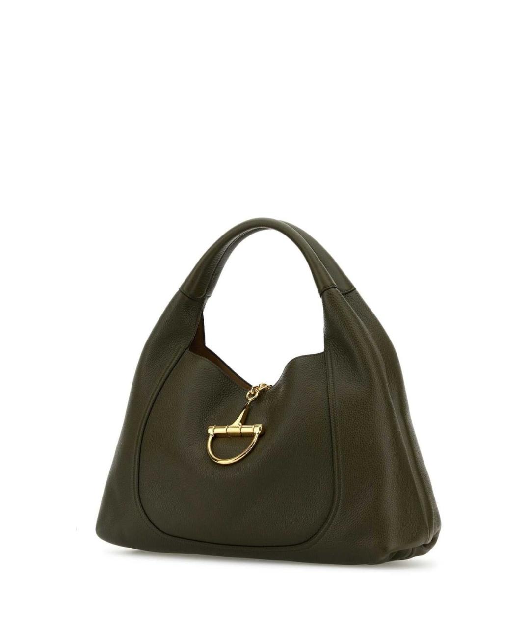 GUCCI Зеленая кожаная сумка через плечо, фото 2