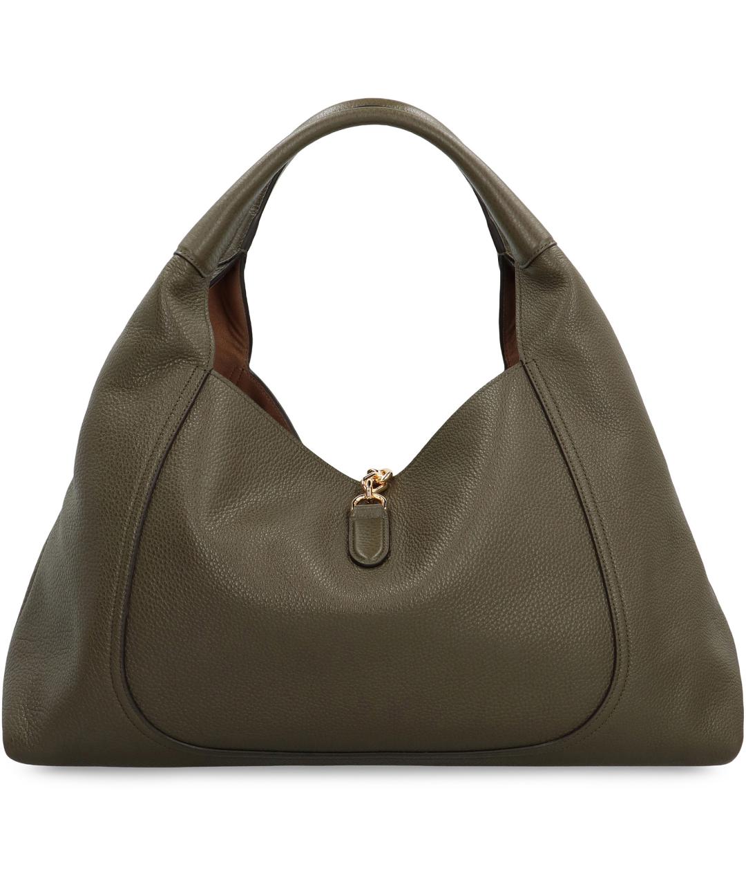 GUCCI Зеленая кожаная сумка через плечо, фото 4