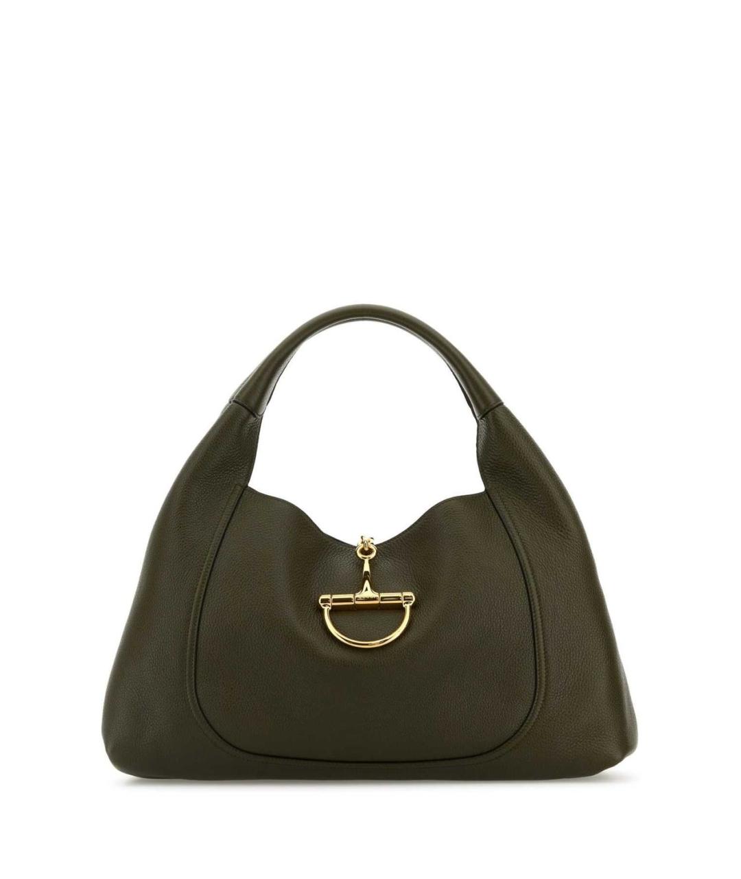 GUCCI Зеленая кожаная сумка через плечо, фото 1