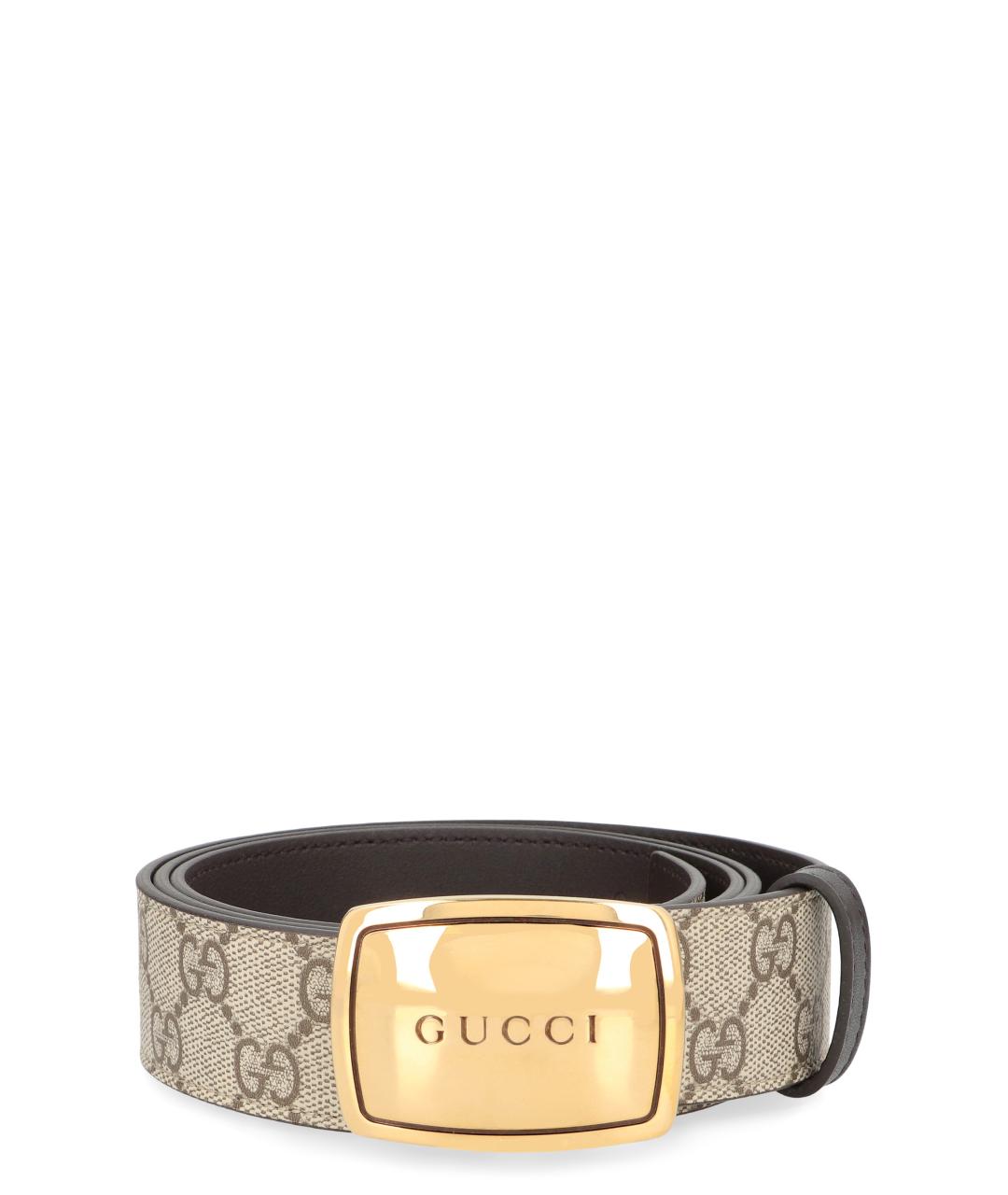 GUCCI Бежевый ремень, фото 1