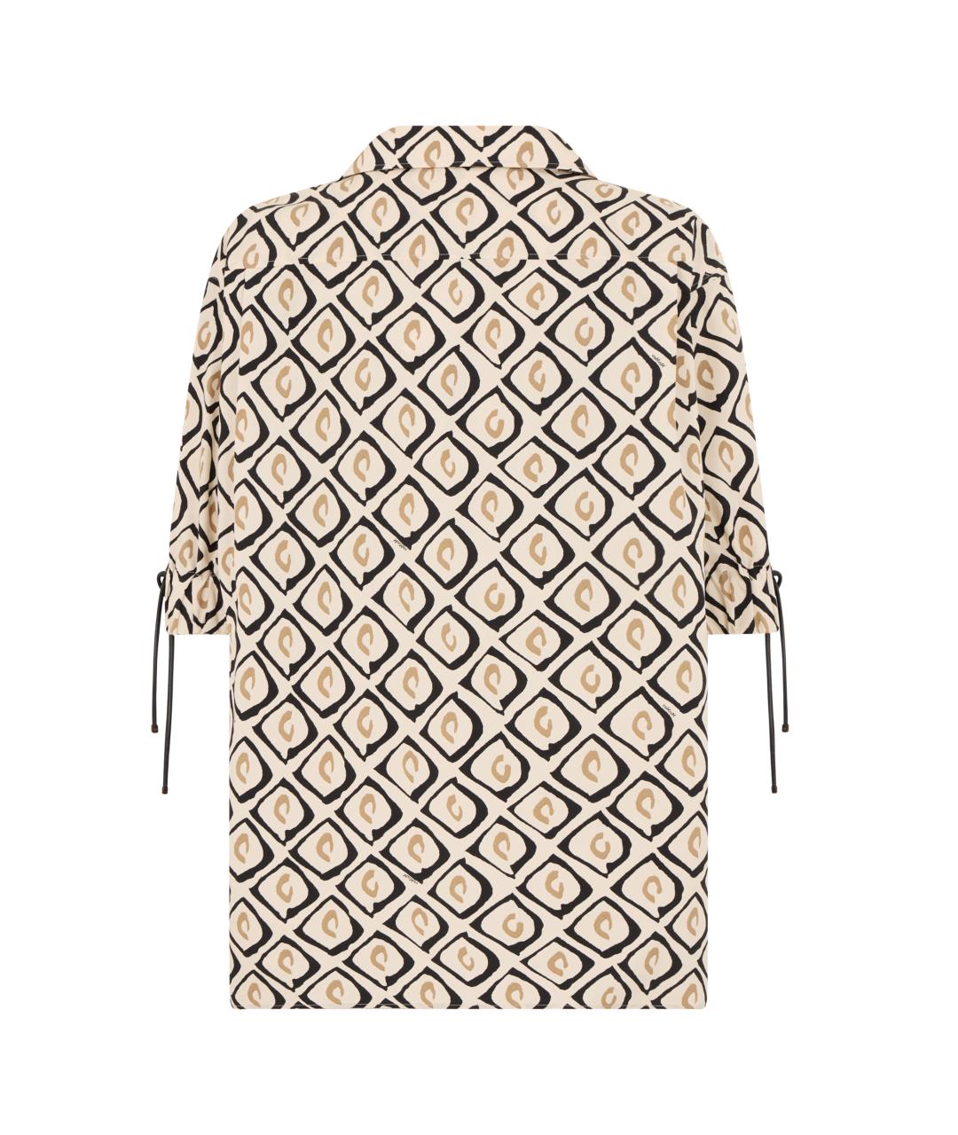 MAX MARA Бежевая хлопковая блузы, фото 2