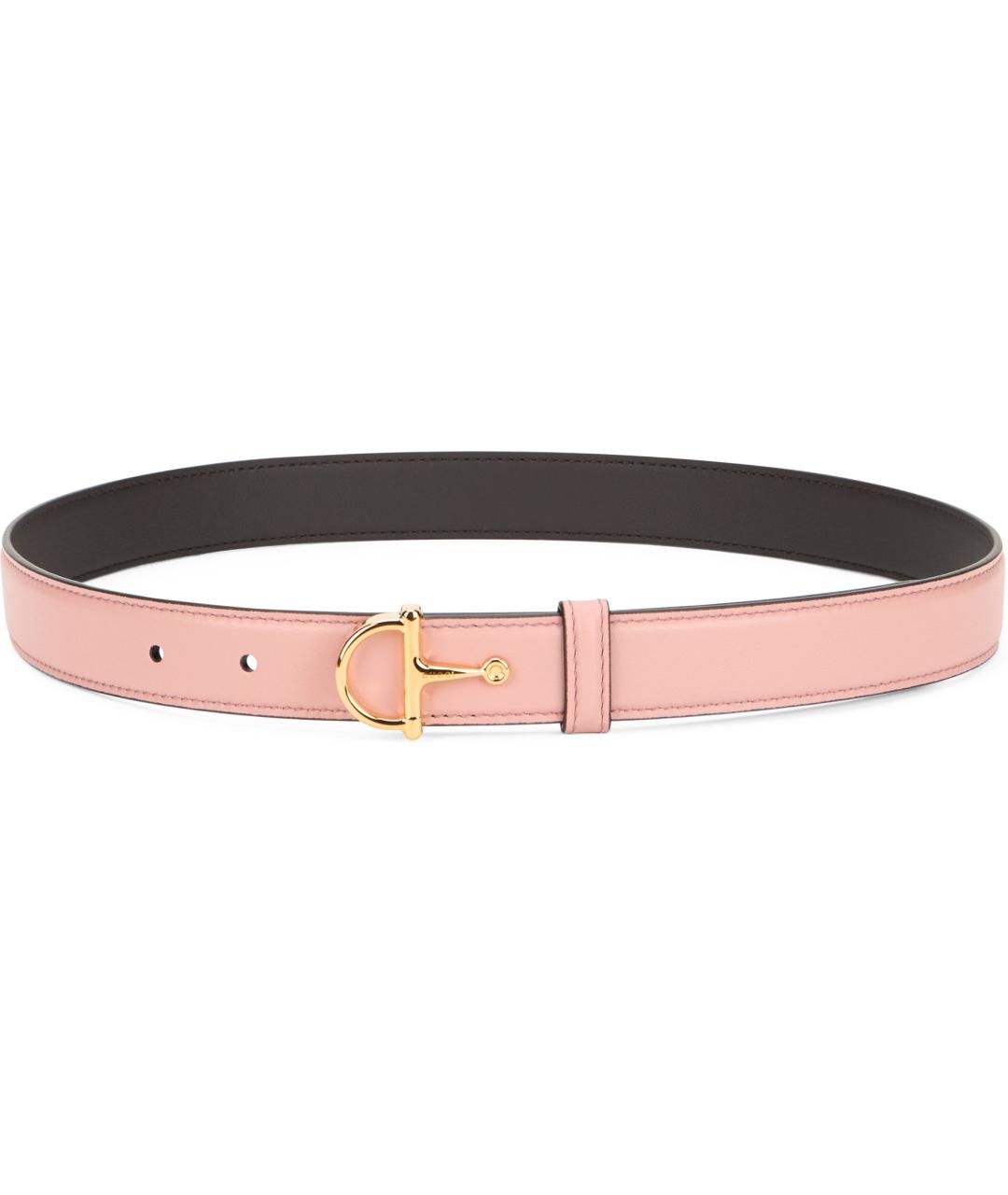 GUCCI Розовый кожаный ремень, фото 2