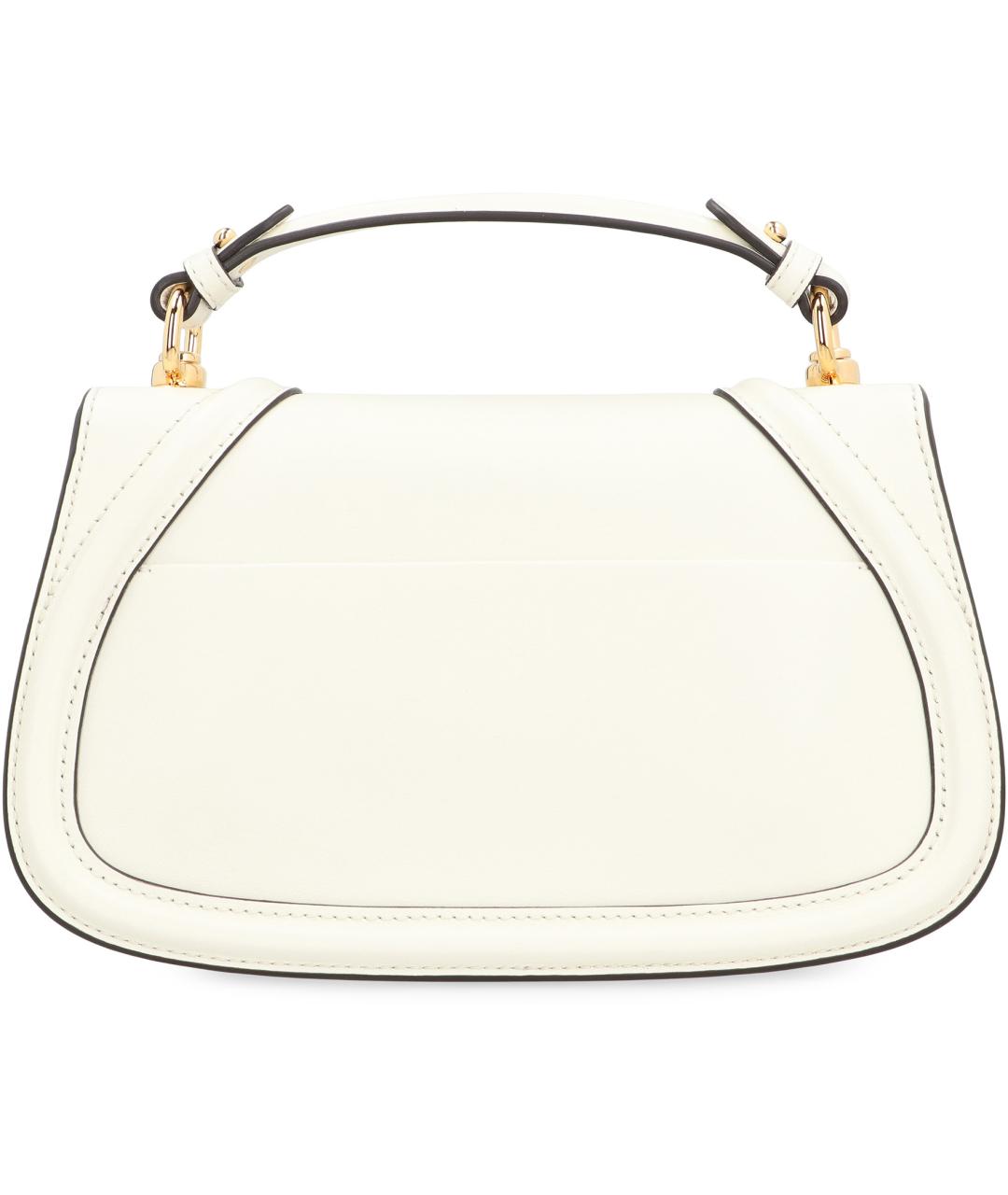 GUCCI Белая кожаная сумка через плечо, фото 4