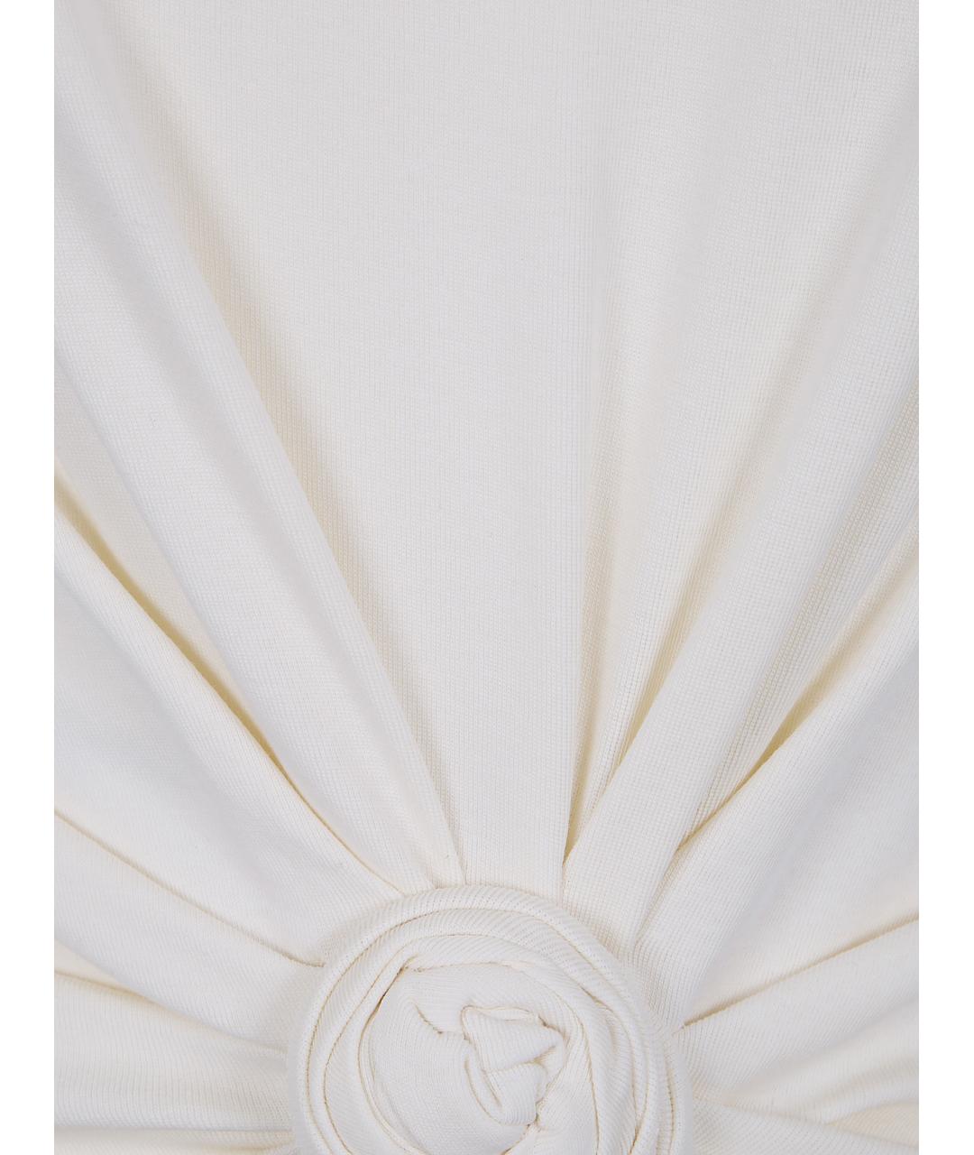 MAGDA BUTRYM Бежевая хлопковая майка, фото 3