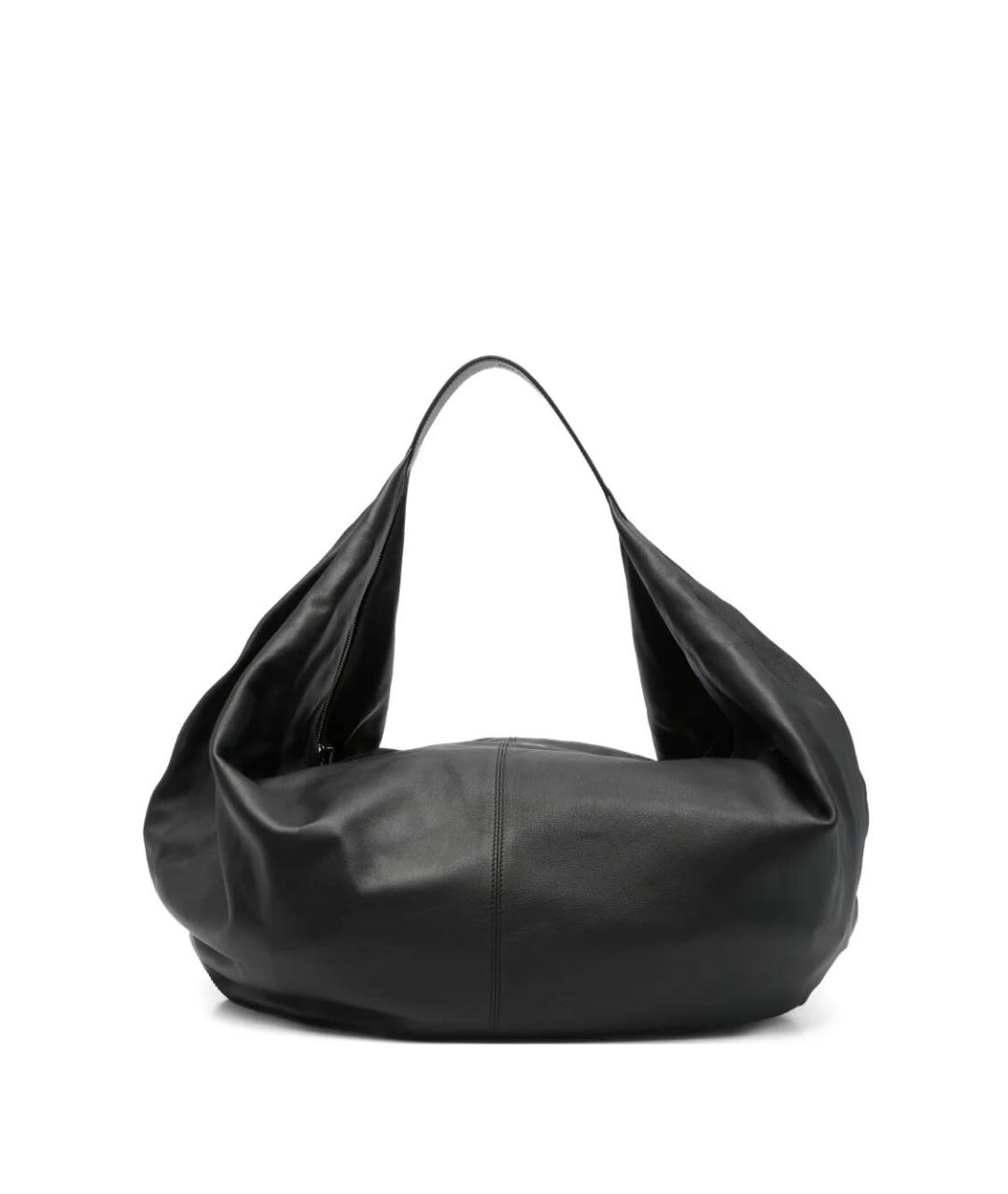AESTHER EKME Черная кожаная сумка через плечо, фото 1
