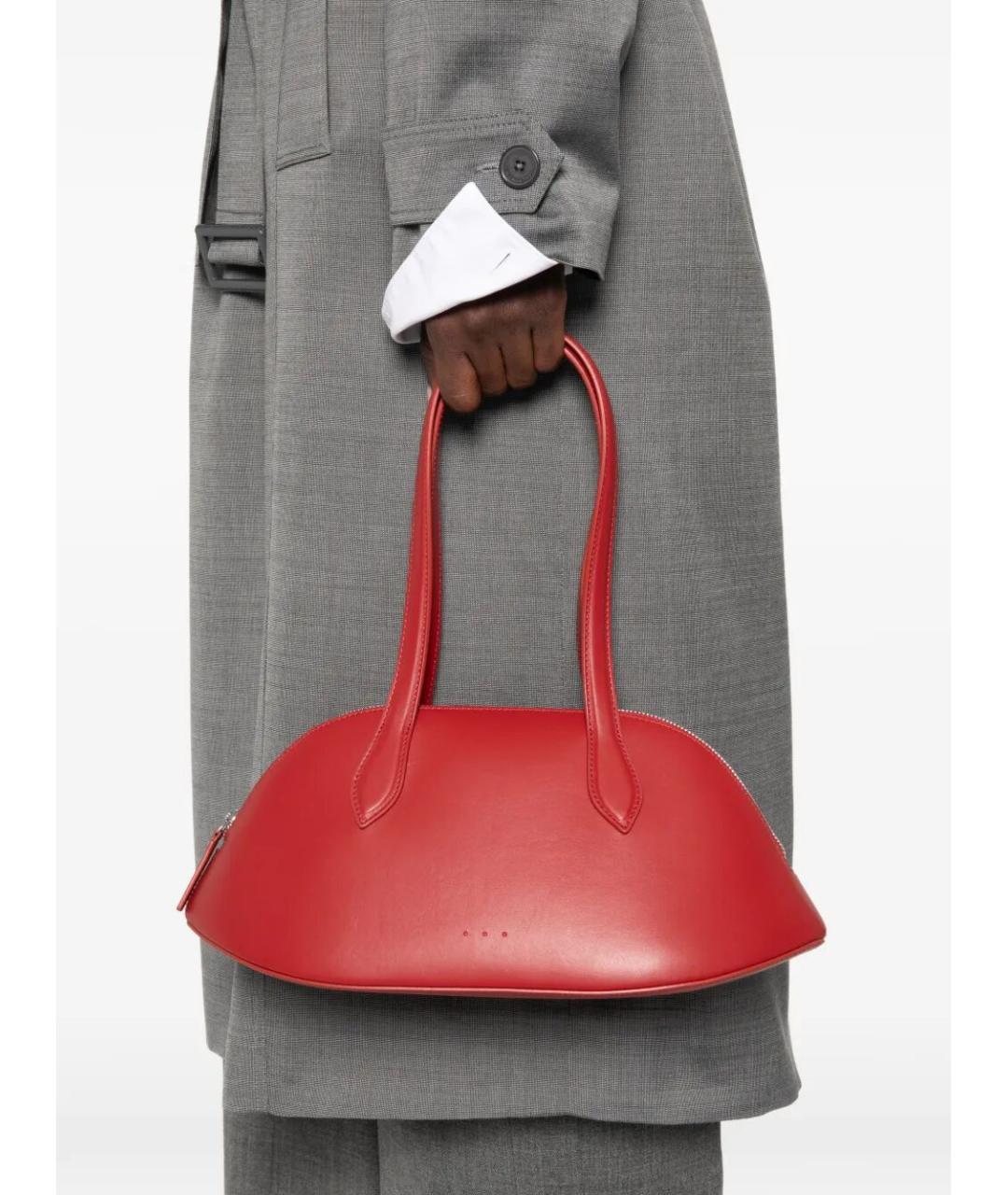 AESTHER EKME Красная кожаная сумка через плечо, фото 2
