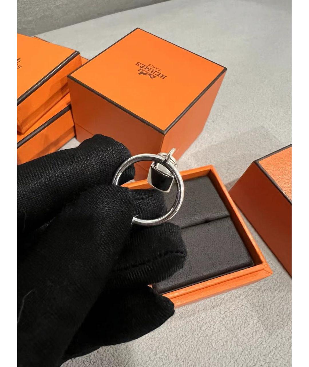 HERMES Серебряное кольцо, фото 2