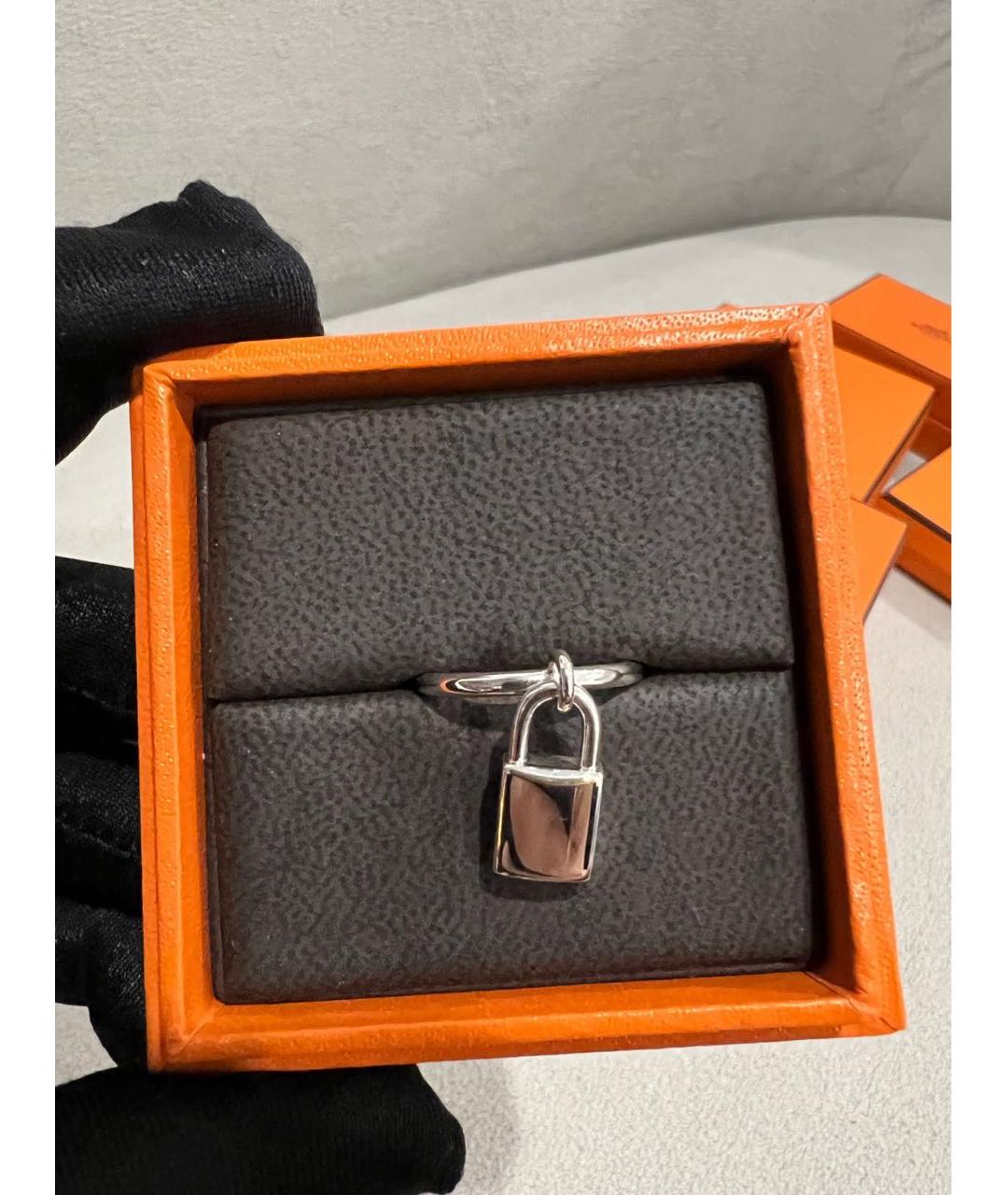 HERMES Серебряное кольцо, фото 4