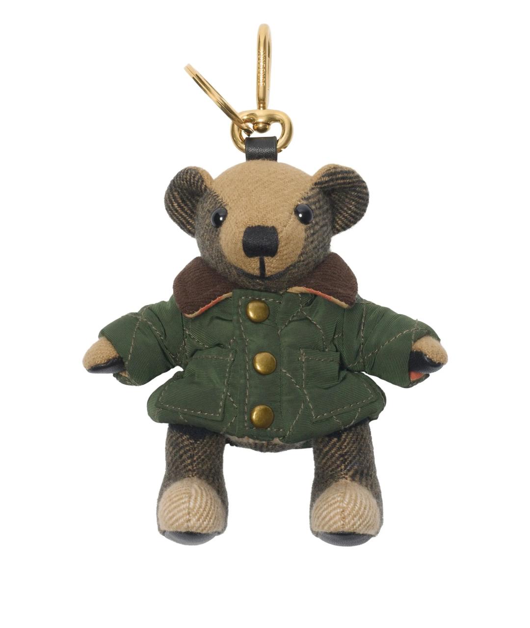 BURBERRY Зеленый брелок, фото 1