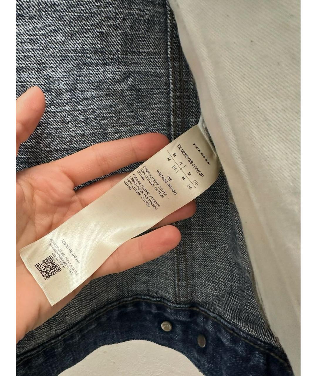 RICK OWENS DRKSHDW Синяя деним куртка, фото 8