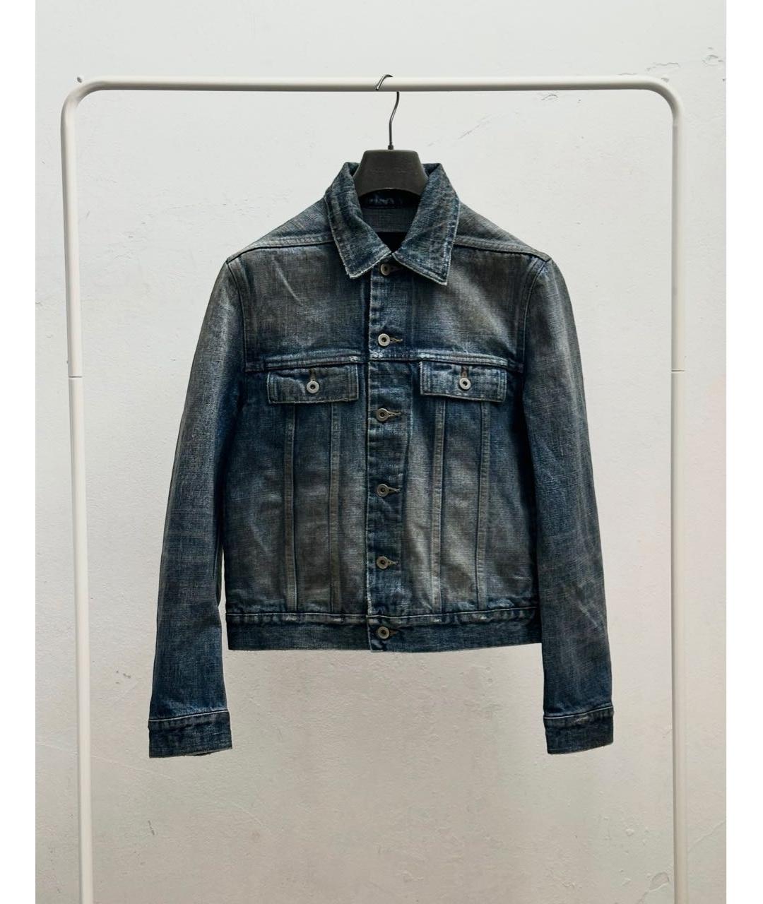 RICK OWENS DRKSHDW Синяя деним куртка, фото 9