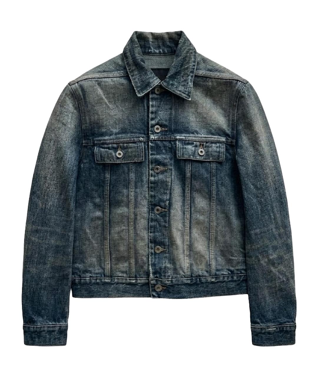 RICK OWENS DRKSHDW Синяя деним куртка, фото 1