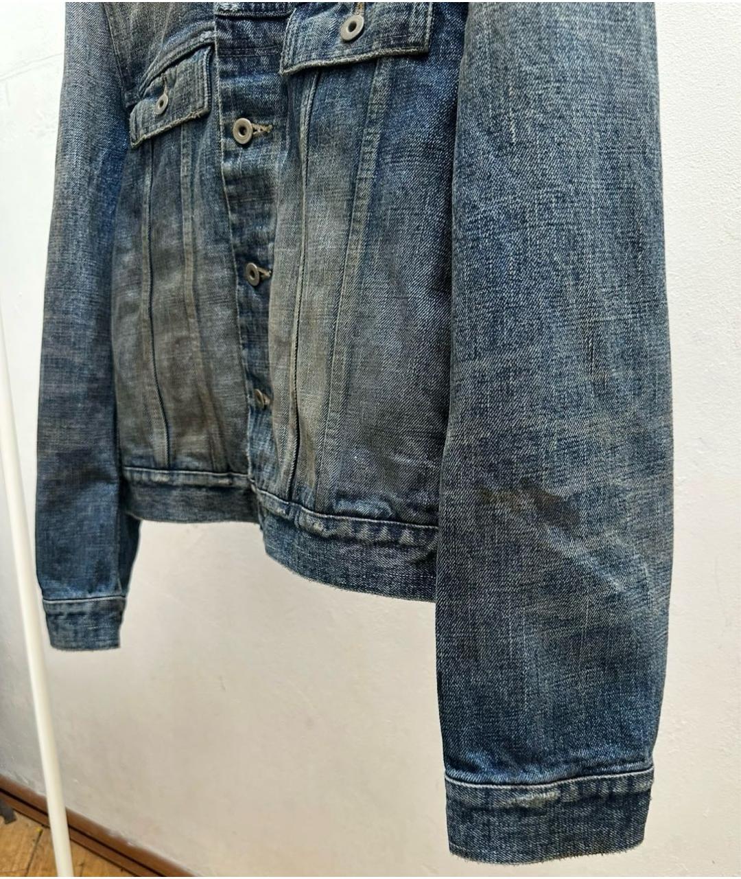 RICK OWENS DRKSHDW Синяя деним куртка, фото 5