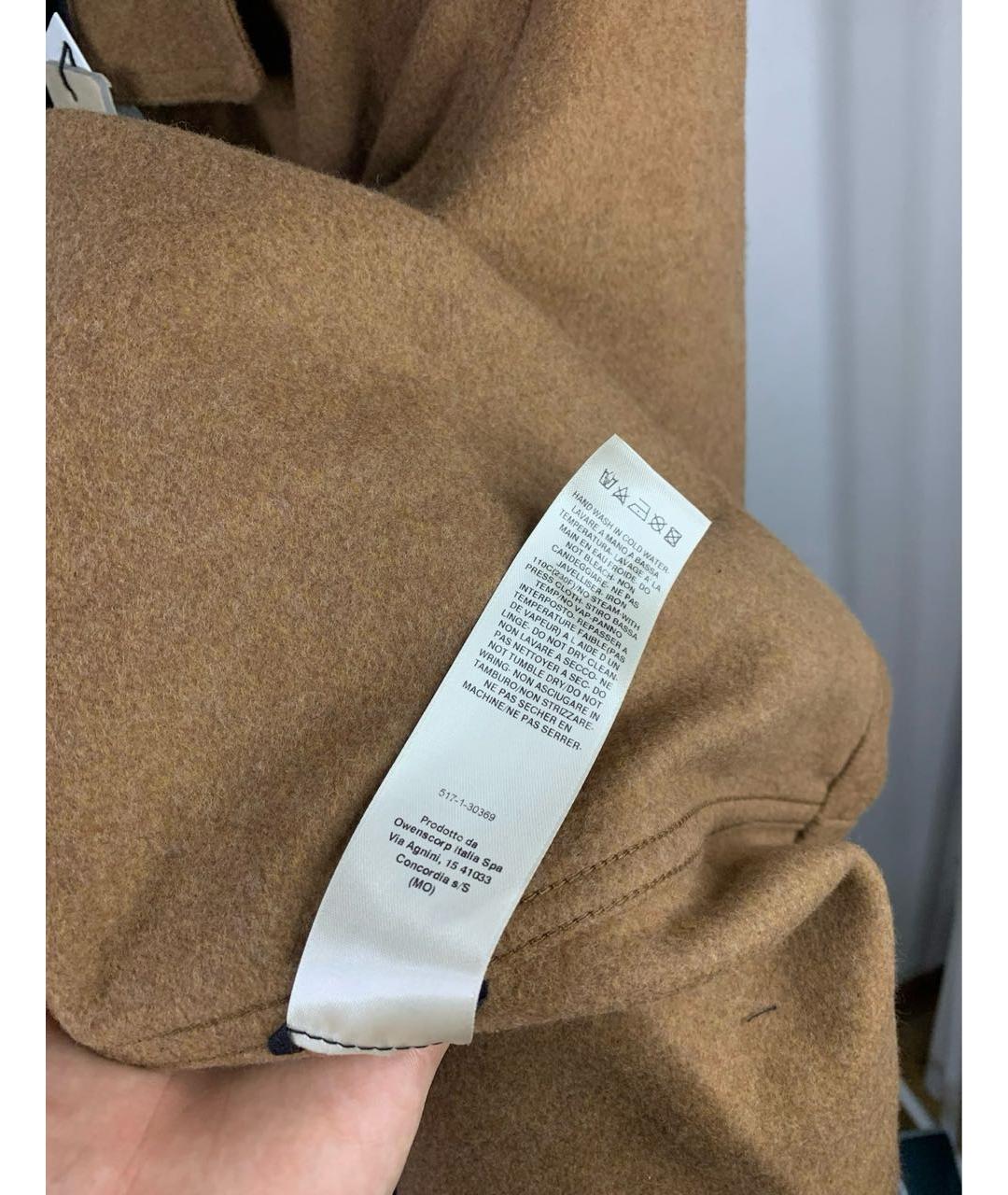 RICK OWENS DRKSHDW Коричневая хлопковая кэжуал рубашка, фото 6