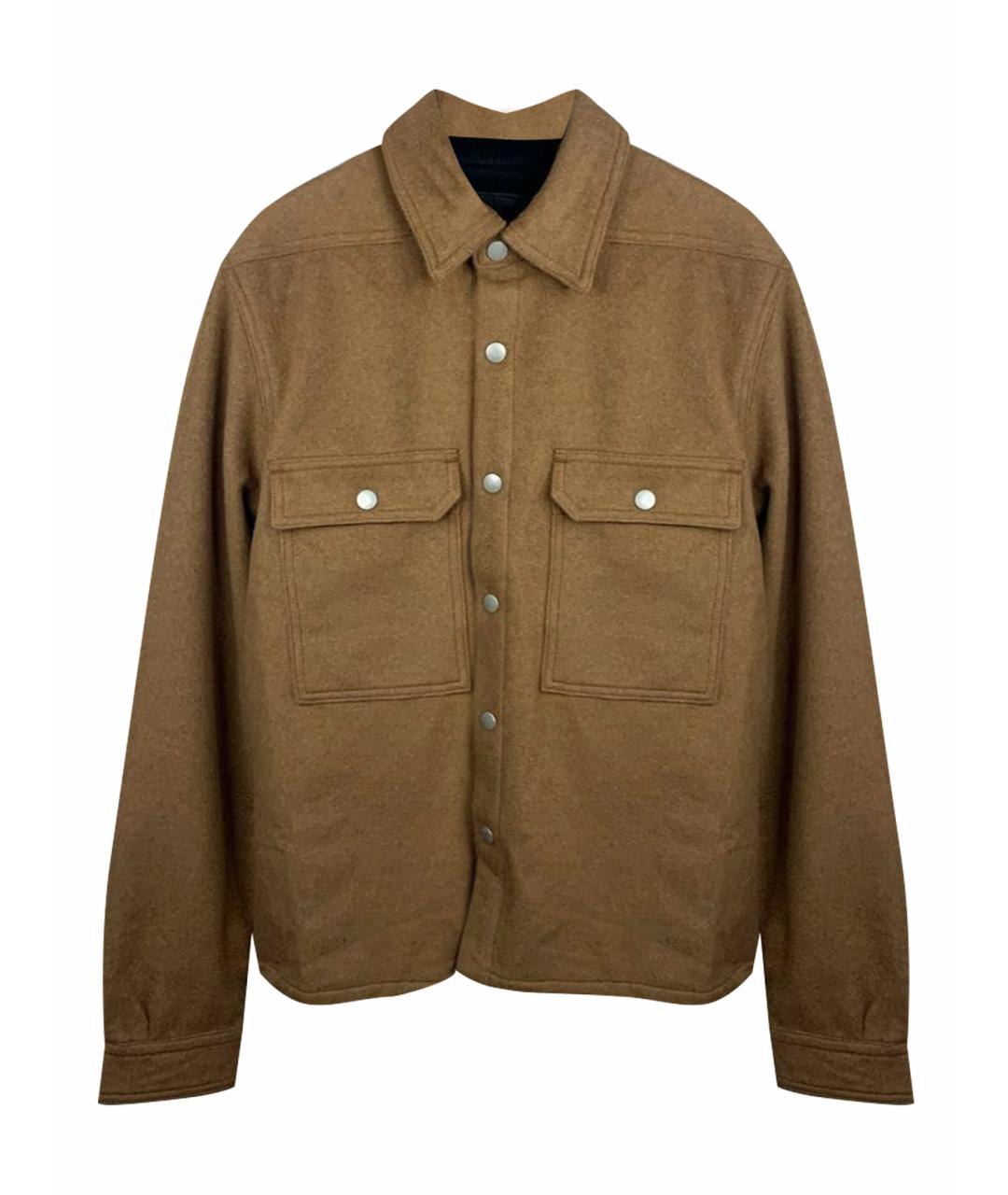 RICK OWENS DRKSHDW Коричневая хлопковая кэжуал рубашка, фото 1