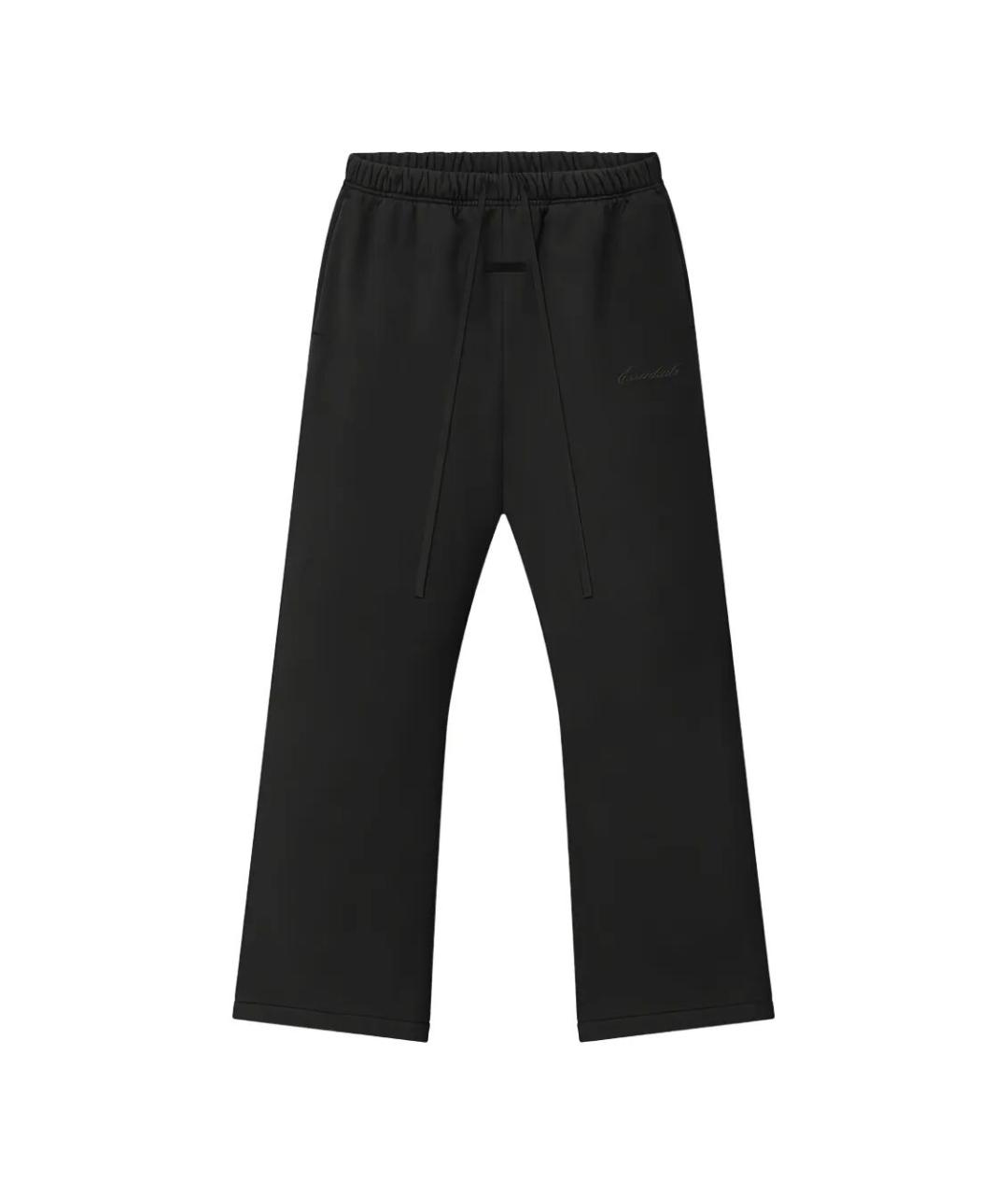 FEAR OF GOD ESSENTIALS Черные хлопковые повседневные брюки, фото 1