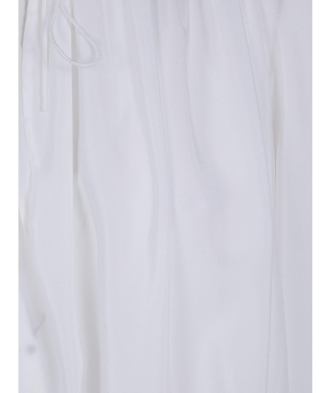 BALMAIN Белая креповая блузы, фото 3