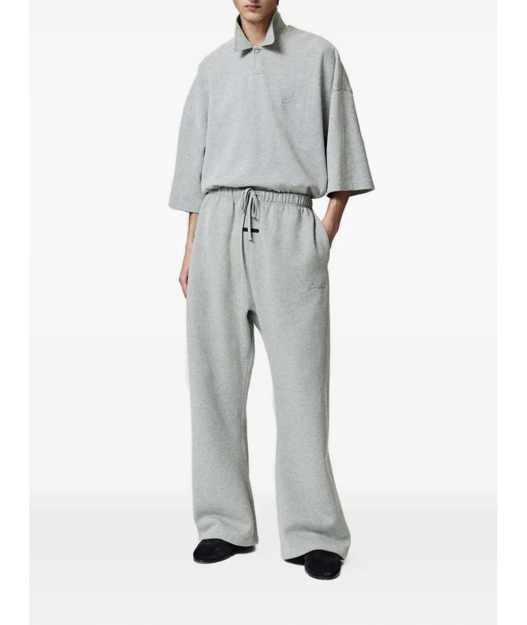 FEAR OF GOD ESSENTIALS Серые полиэстеровые повседневные брюки, фото 5