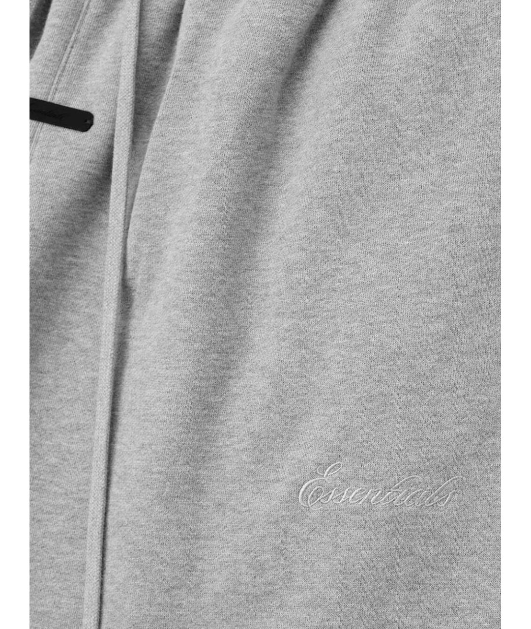 FEAR OF GOD ESSENTIALS Серые полиэстеровые повседневные брюки, фото 3