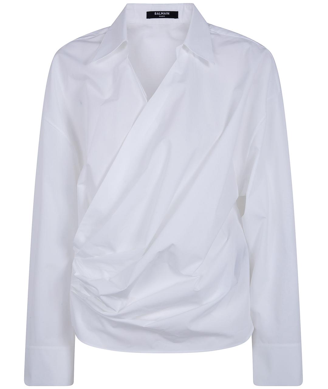 BALMAIN Белая хлопковая рубашка, фото 1