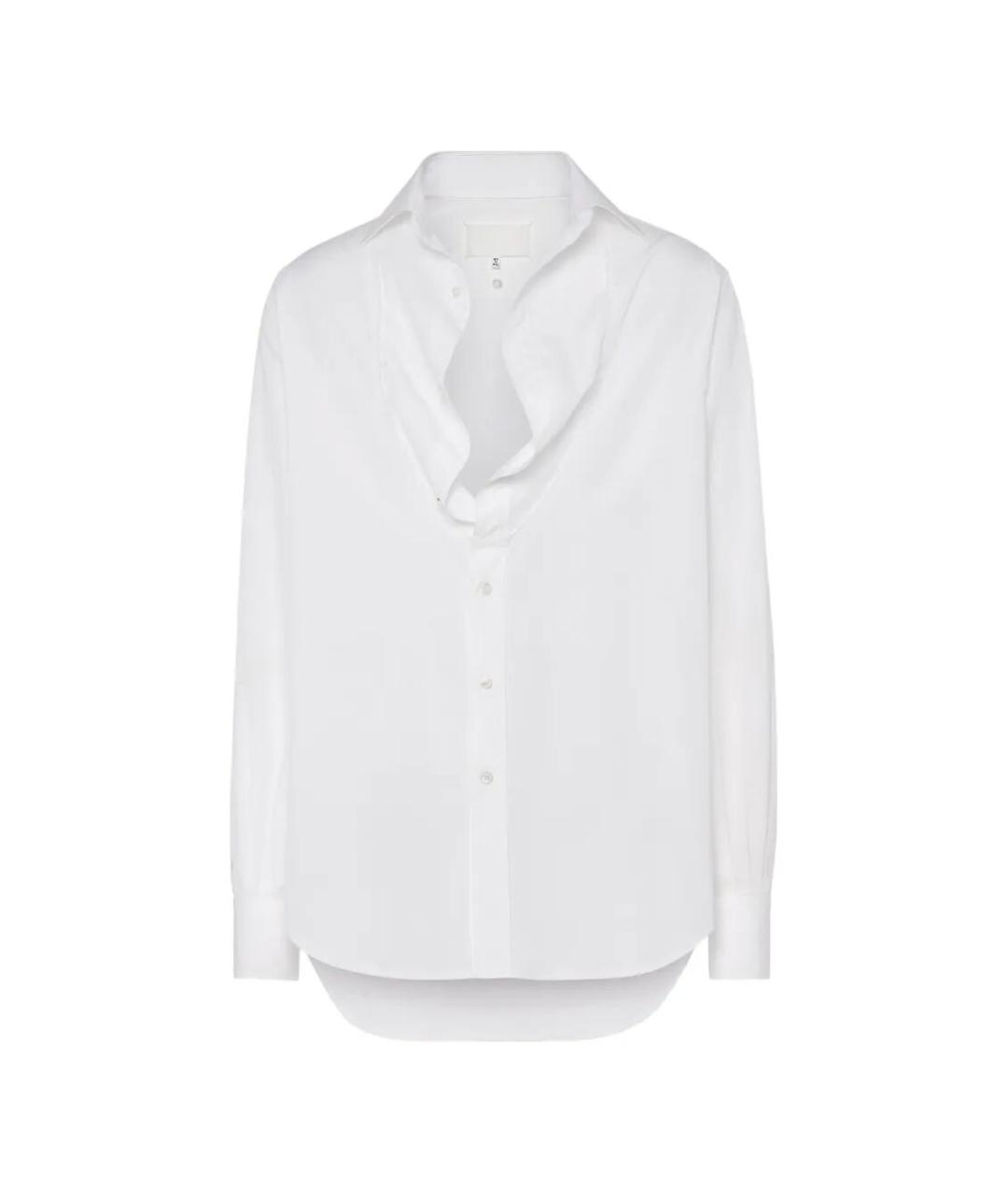 MAISON MARGIELA Белая хлопковая кэжуал рубашка, фото 1