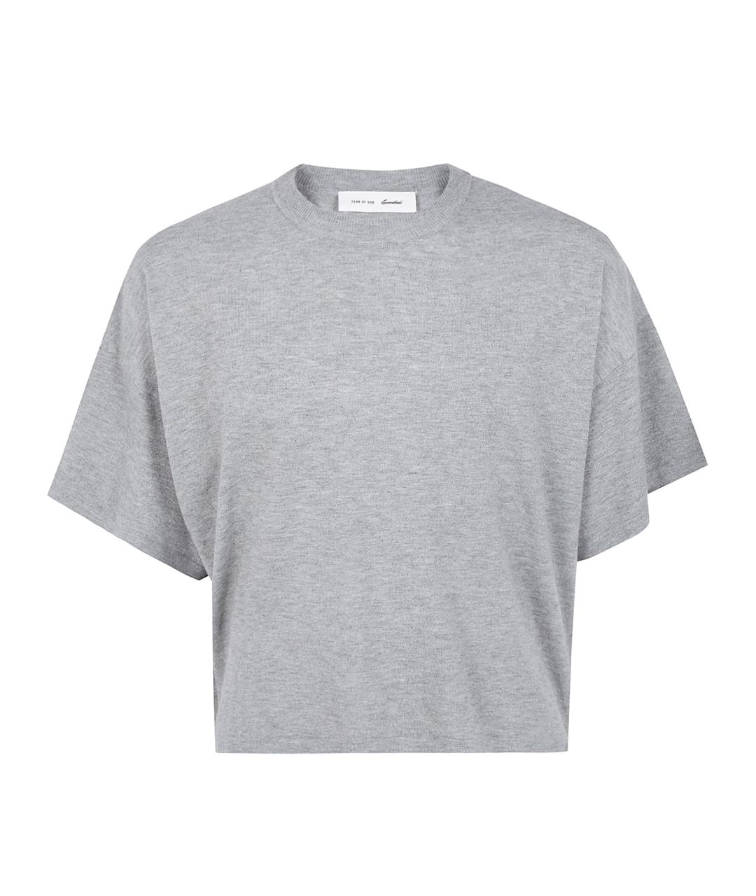 FEAR OF GOD ESSENTIALS Серая футболка, фото 1