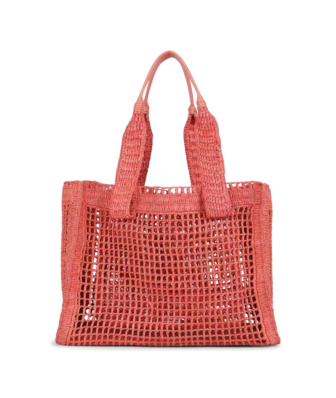 CHLOE Коралловая пелетеная сумка через плечо, фото 4