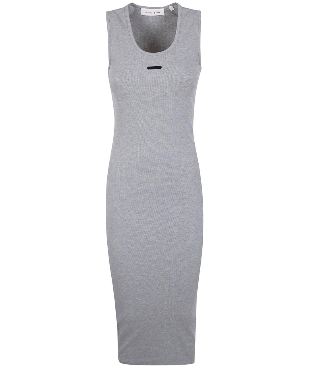 FEAR OF GOD ESSENTIALS Серое хлопковое повседневное платье, фото 1