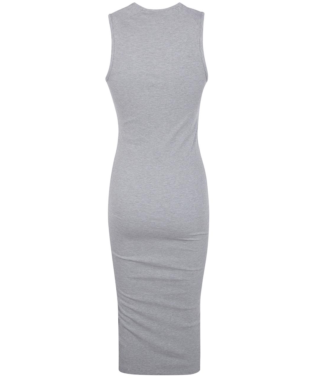 FEAR OF GOD ESSENTIALS Серое хлопковое повседневное платье, фото 2