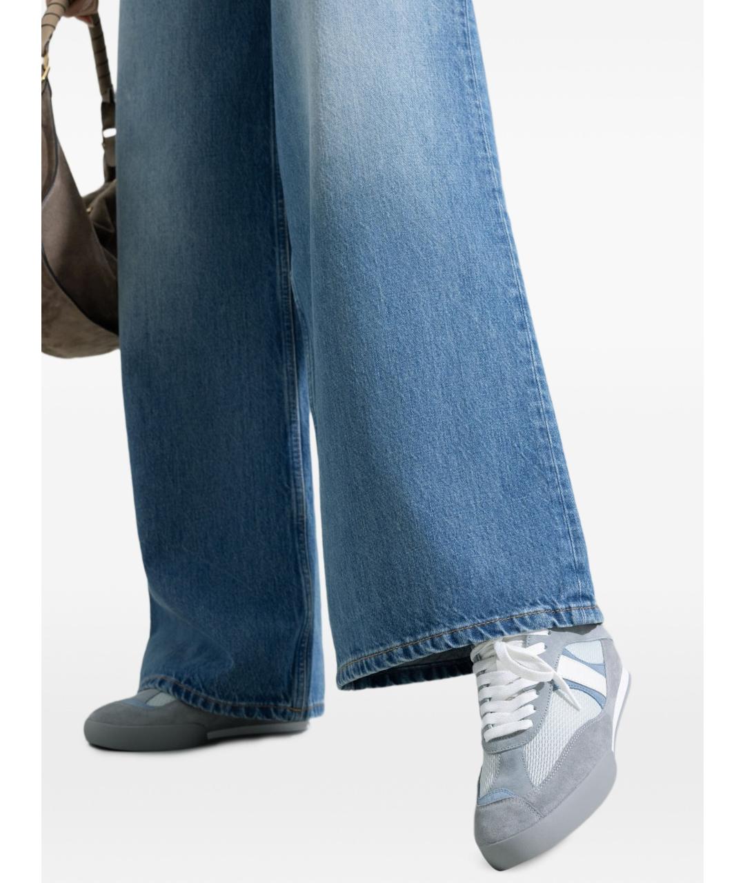 CHLOE Синие замшевые кроссовки, фото 3