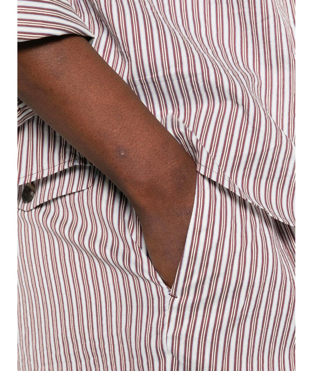 DRIES VAN NOTEN Коричневые хлопковые прямые брюки, фото 3