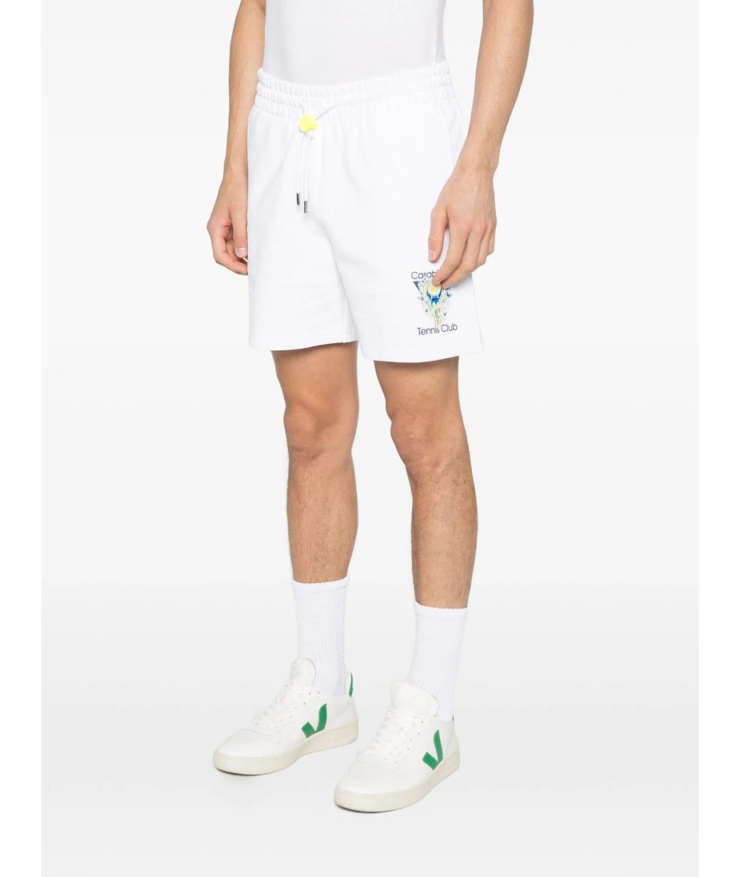 CASABLANCA Белые хлопковые шорты, фото 2