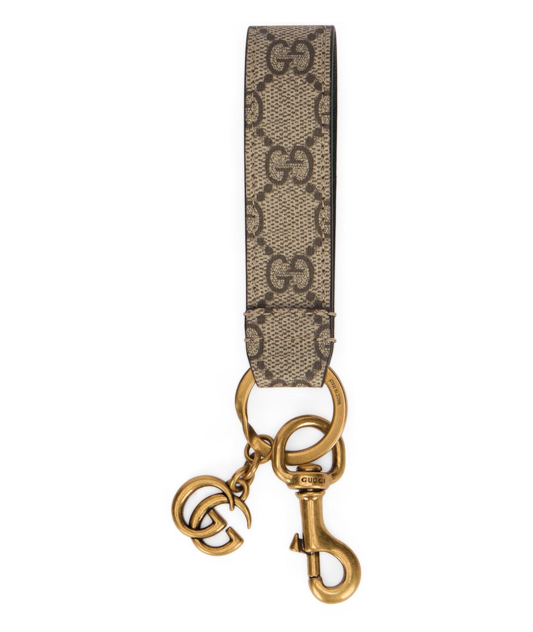 GUCCI Коричневый брелок, фото 3
