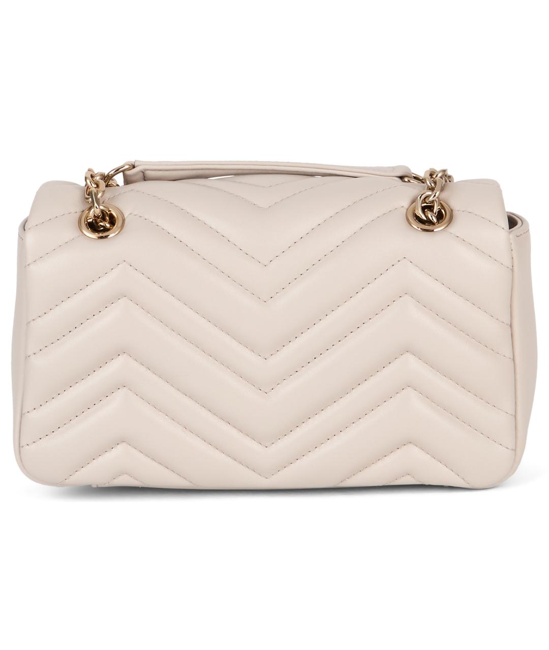 GUCCI Бежевая кожаная сумка через плечо, фото 4