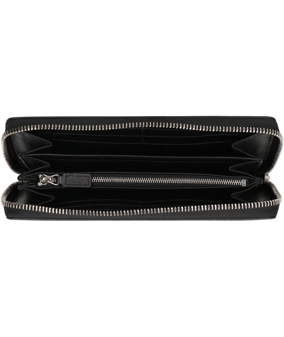 GUCCI Черный кожаный кошелек, фото 4
