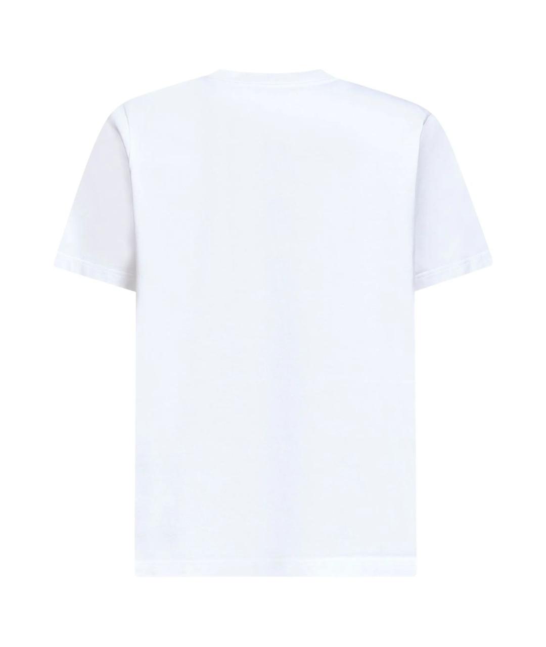 CASABLANCA Белая хлопковая футболка, фото 2