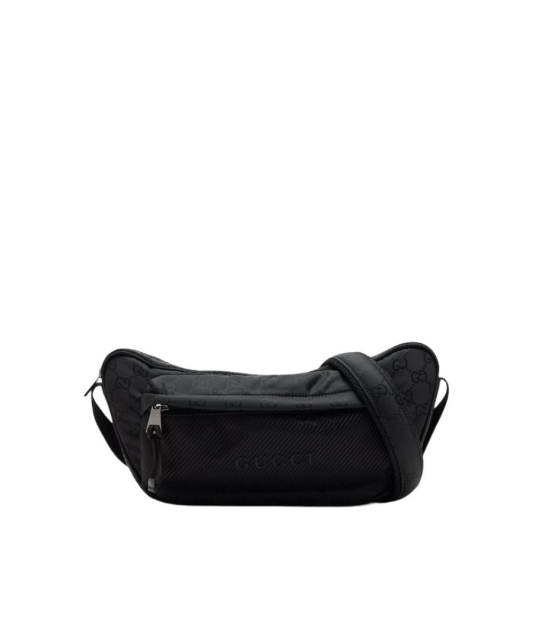 GUCCI Черная синтетическая сумка на плечо, фото 1