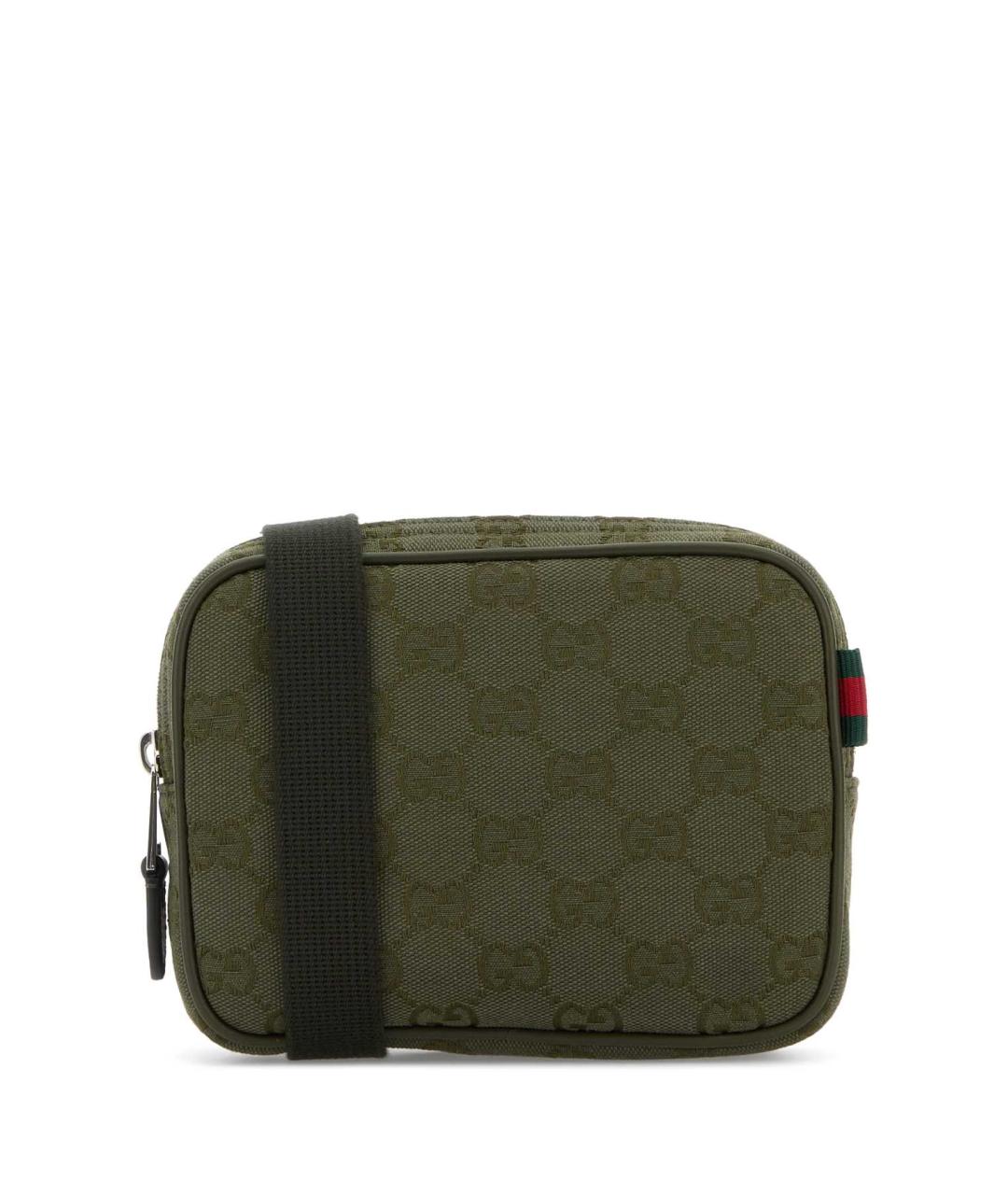 GUCCI Зеленая синтетическая сумка на плечо, фото 1