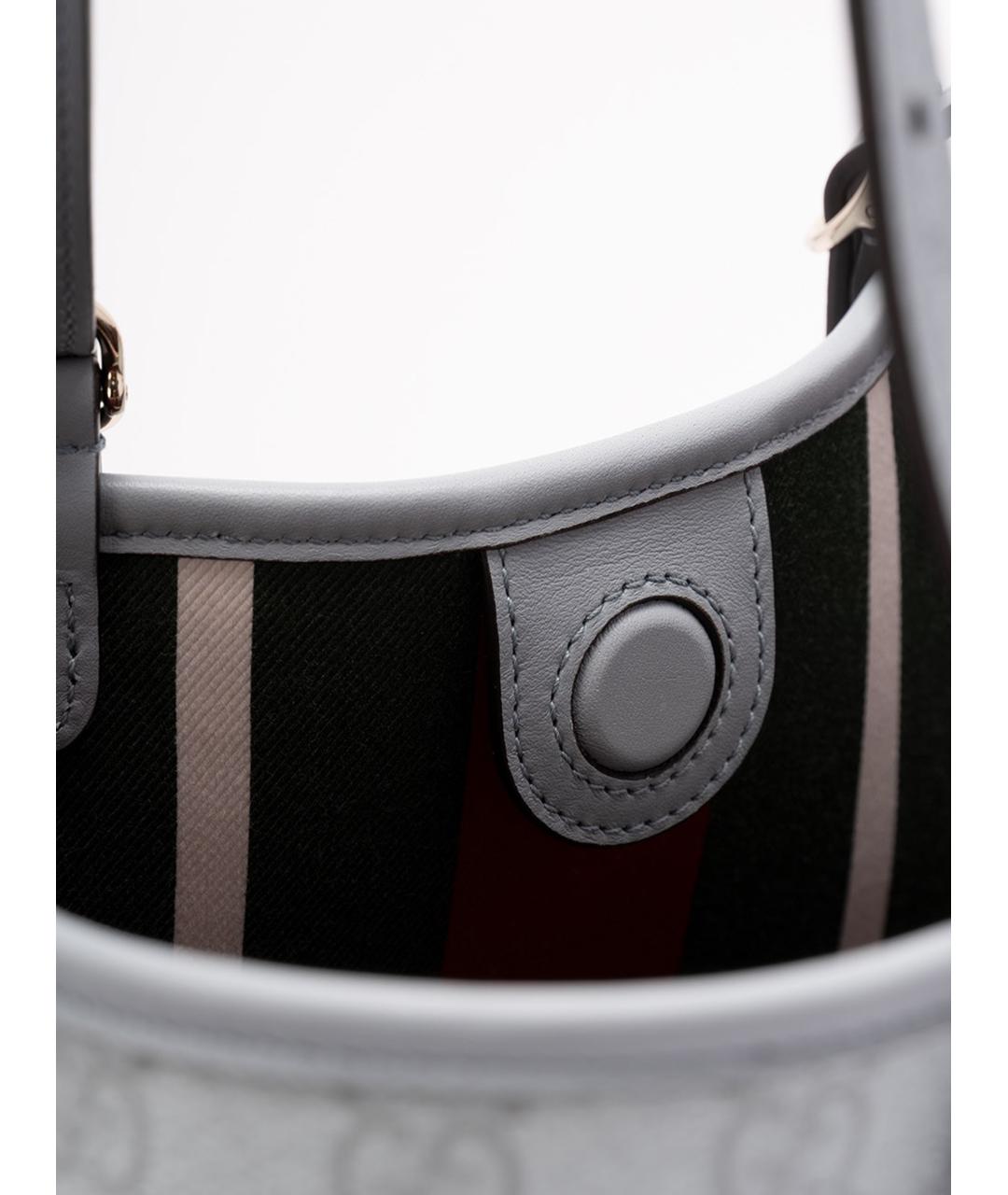 GUCCI Голубая сумка тоут, фото 4