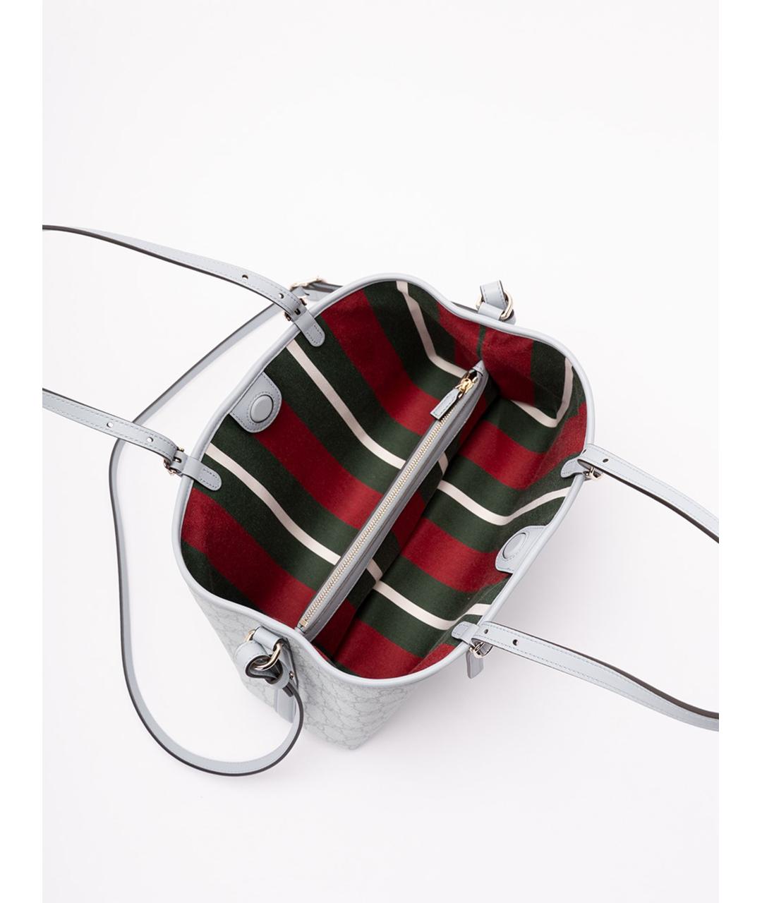 GUCCI Голубая сумка тоут, фото 5