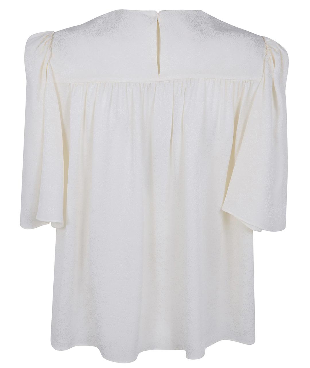 CHLOE Белая шелковая рубашка, фото 2
