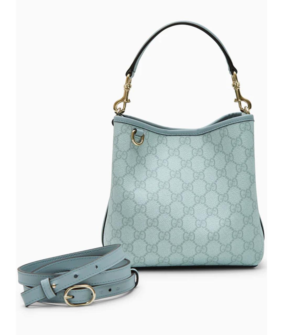GUCCI Голубая сумка через плечо, фото 3